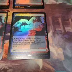 Zendikar Expedition Foil Land Set MTG Small Lake 4 pcs English NM - Image 4