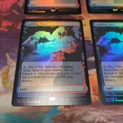 Zendikar Expedition Foil Land Set MTG Small Lake 4 pcs English NM - Image 5