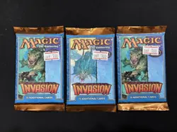Invasion Pack 3 MTG Magic the Gathering English 25+ year vintage sealed - Image 1