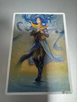 MTG Narset Enlightened Loser Foil Artist Proof English Rare Dual-Sided Sketch - Image 1