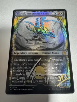 MTG Narset Enlightened Loser Foil Artist Proof English Rare Dual-Sided Sketch - Image 2