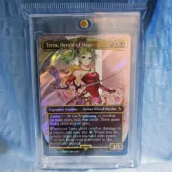 Mtg Girl With Magical Powers Tina Surge Foil English Final Fantasy Collectible C - Image 1