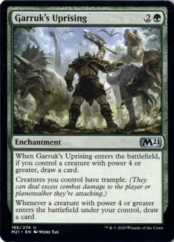 Garruk's Uprising NM* Core Set 2021 M21 ENGLISH 186/274 mtg -UnltdCards - Image 1