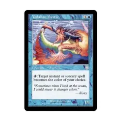 WOTC MtG Apocalypse Vodalian Mystic (U) (Foil) EX - Image 1