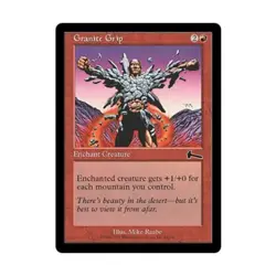 WOTC MtG Urza's Legacy Granite Grip (C) (Foil) NM - Image 1