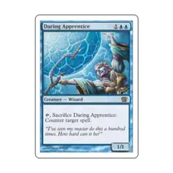 WOTC MtG 8th Ed Daring Apprentice (R) (Foil) Fair - Image 1