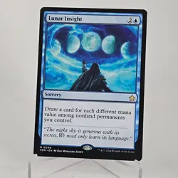 MTG Magic the Gathering Lunar Insight (46/789) Foundations LP - Image 1