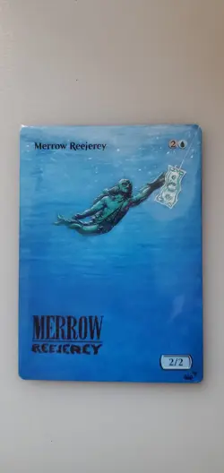 altered art hand painted mtg - Image 1