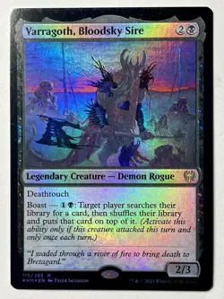 MTG / Varragoth, Bloodsky Sire / KHM / #115 / FOIL / Rare / NM - Image 1