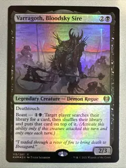 MTG / Varragoth, Bloodsky Sire / KHM / #115 / FOIL / Rare / NM - Image 1