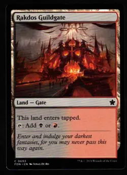 4x Rakdos Guildgate-Magic the Gathering-MTG-Foundations-Near Mint-4x - Image 1