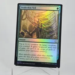 x1 Snakeskin Veil OTJ MTG 181 FOIL COMMON M/NM 1x - Image 1