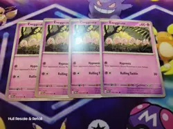 Pokemon TCG Paldean Fates Exeggcute 023/091 x4 Playset Near Mint X4 Cards NM - Image 1