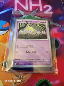 Pokemon TCG Paldean Fates Exeggcute 023/091 x4 Playset Near Mint X4 Cards NM - Image 3