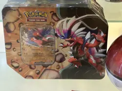 🔥2023 Pokemon Paldea Legends Koraidon EX Tin w/5 TCG Booster Packs/1 Foil Promo - Image 2
