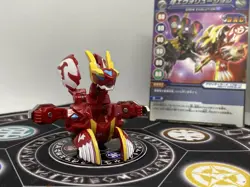 Bakugan BakuTech Pyrus Gren Dragaon Dragonoid & Ability Card Japan Import Rare - Image 1