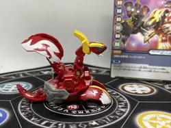 Bakugan BakuTech Pyrus Gren Dragaon Dragonoid & Ability Card Japan Import Rare - Image 2