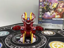 Bakugan BakuTech Pyrus Gren Dragaon Dragonoid & Ability Card Japan Import Rare - Image 5