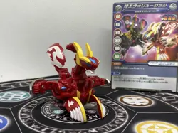 Bakugan BakuTech Pyrus Gren Dragaon Dragonoid & Ability Card Japan Import Rare - Image 1