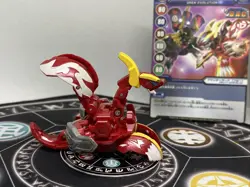 Bakugan BakuTech Pyrus Gren Dragaon Dragonoid & Ability Card Japan Import Rare - Image 2