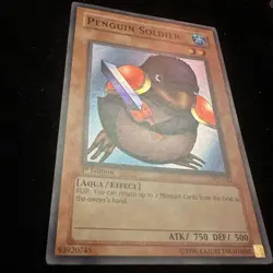 Penguin Soldier SDJ-022 Starter Deck: Joey 1st Edition YuGiOh TCG Holo - Image 3