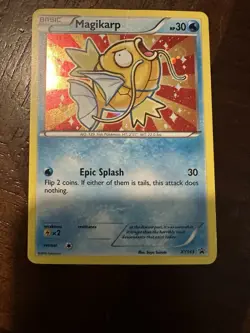 Shiny Holographic Magikarp Pokemon Card 2016 Target Promo XY143 - Image 1