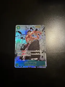 Roronoa Zoro OP06-118 SEC Comic Parallel Manga ONE PIECE Card Japanese - Image 3