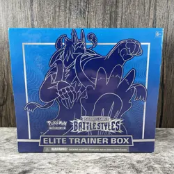 Pokemon TCG Sword & Shield - Battle Styles - Elite Trainer Box ETB - (BLUE) - Image 1