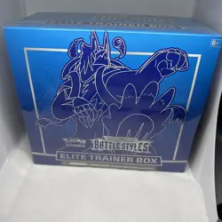 Pokemon TCG Sword & Shield - Battle Styles - Elite Trainer Box ETB - (BLUE) - Image 1