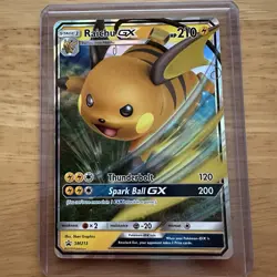Pokemon - Raichu GX - SM213 - SM Hidden Fates - Black Star Promo Card - Image 1