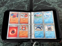 Card Binder for Pokemon Cards with 200+ Pokemon Cards. 50 Sleeves/400 cards - Image 1