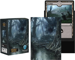 100 Card Sleeves for MTG with 100 Inner Sleeve, Textured Back Art Sleeves, Fit S - Image 2