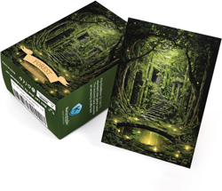 100 Card Sleeves for MTG with 100 Inner Sleeve, Textured Back Art Sleeves, Fit S - Image 5