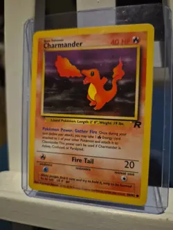 Pokemon Charmander TCG Card 50/82 Team Rocket Unlimited Series - Image 2