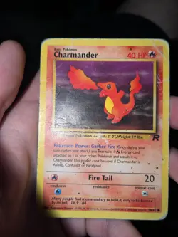 Pokemon Charmander TCG Card 50/82 Team Rocket Unlimited Series - Image 1