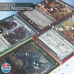YMluky Card Sleeves for Standard Cards，Matte Baseball Card Sleeve Perfect Fit - Image 3