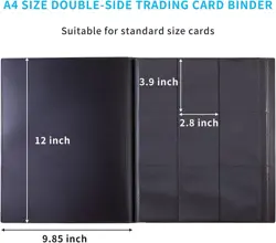 Card Binder, 360 Pockets Upgraded Trading Card Binders, Cards Collection Binder - Image 3
