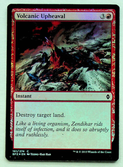 Volcanic Upheaval - Foil - Battle for Zendikar Ed. - 2015 - Magic Card - Image 1