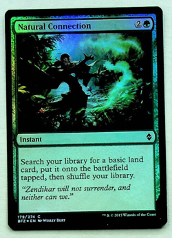 Natural Connection - Foil - Battle for Zendikar Ed. - 2015 - Magic Card - Image 1