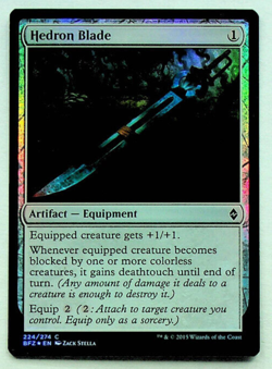 Hedron Blade - Foil - Battle for Zendikar Ed. - 2015 - Magic Card - Image 1