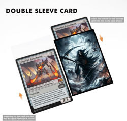 100 PCS MTG Card Sleeves with Inner Sleeves - Art Matte, Fit Standard Size Cards - Image 4
