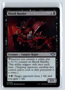 FOIL Blood Hustler Outlaws of Thunder Junction - MTG Magic the Gathering Card - Image 1