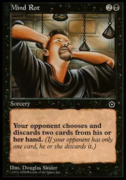 Mind Rot - Light Play MTG Portal Second Age - Image 1