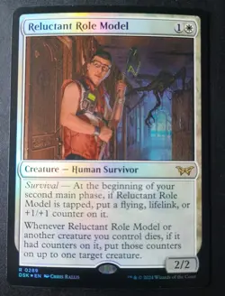MTG Duskmourn - Reluctant Role Model - Foil Rare - Image 1