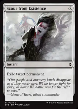 Scour from Existence - Light Play MTG Battle for Zendikar - Image 1