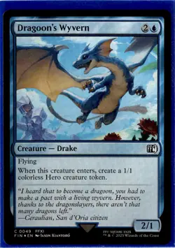 Dragoon's Wyvern (Foil) | 0049 | Common | MTG X Final Fantasy - Image 1