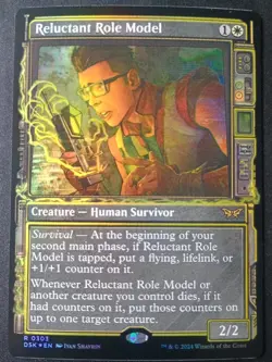 MTG Duskmourn - Reluctant Role Model - Foil Showcase Rare - Image 1