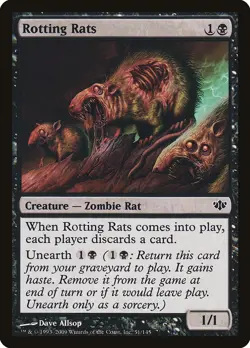 MTG Rotting Rats ** Conflux ** English - Image 1