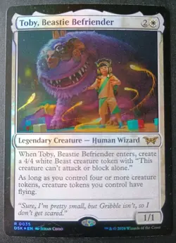 MTG Duskmourn - Toby, Beastie Befriender - Foil Rare - Image 1