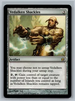 Magic The Gathering Fifth Dawn Vedalken Shackles #164/165 MTG TCG CCG - Image 1